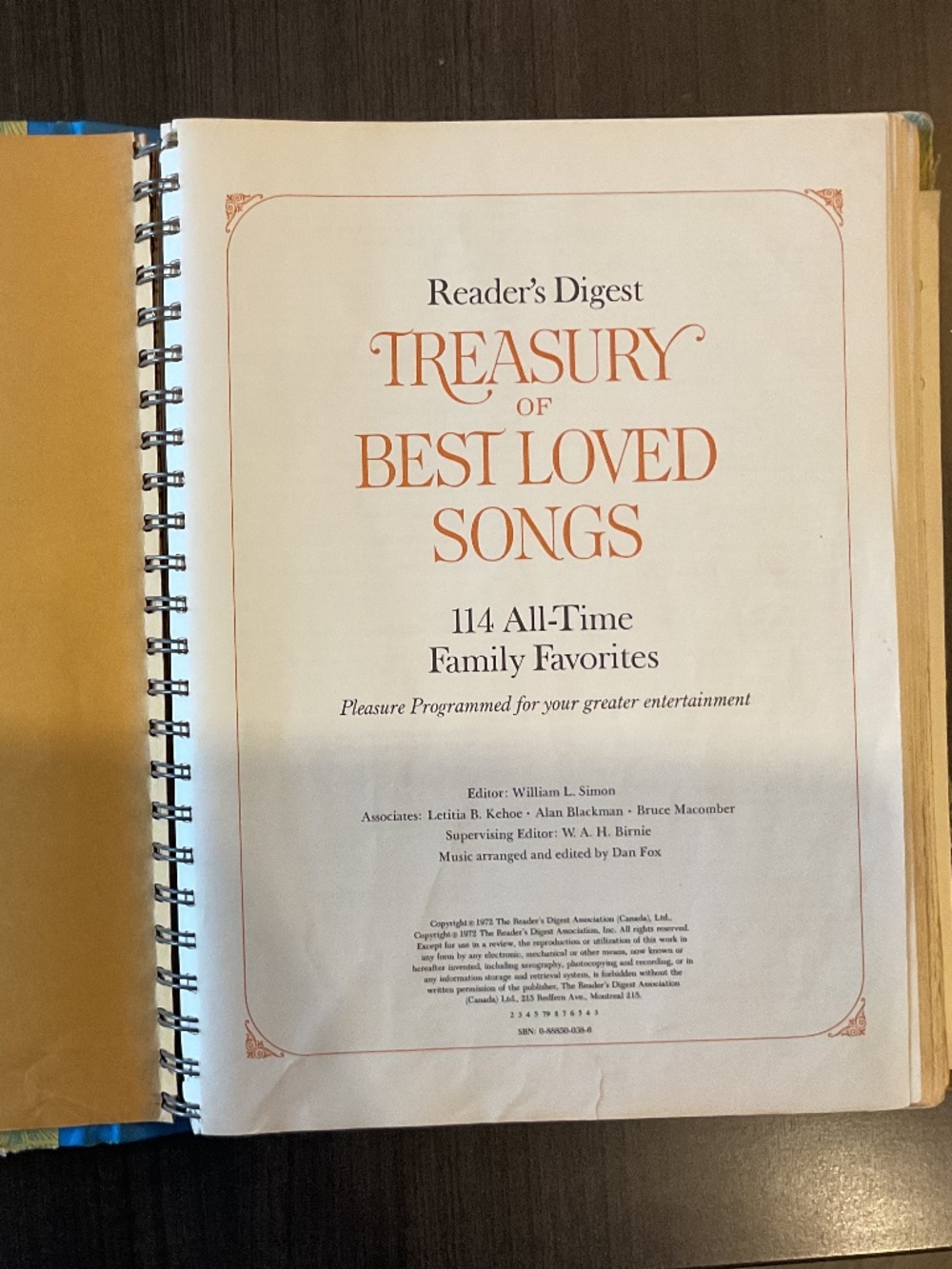 Love songs vintage music book